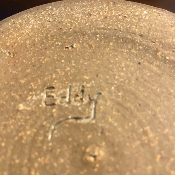 Ceramis vase, signed by Eddy - Picture 9 of 9